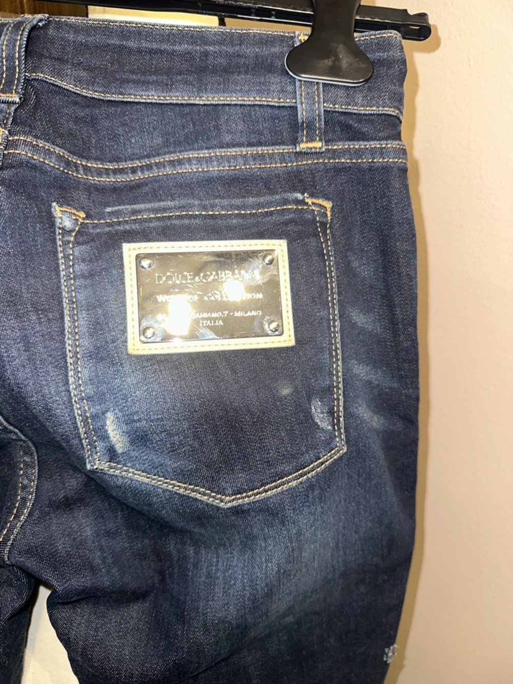 Dolce & Gabbana women’s Dark Blue Slim Fit Jeans from Milan size 40
